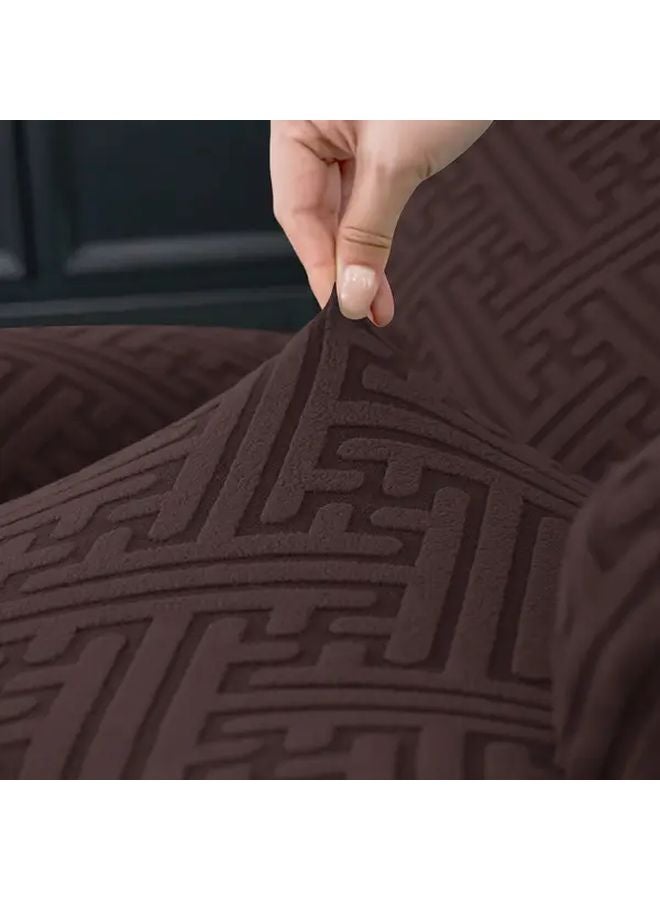 8Pcs Jihong Jacquard Sofa Cover Set Elastic Grip Machine Washable Pet Resistant - Image 2